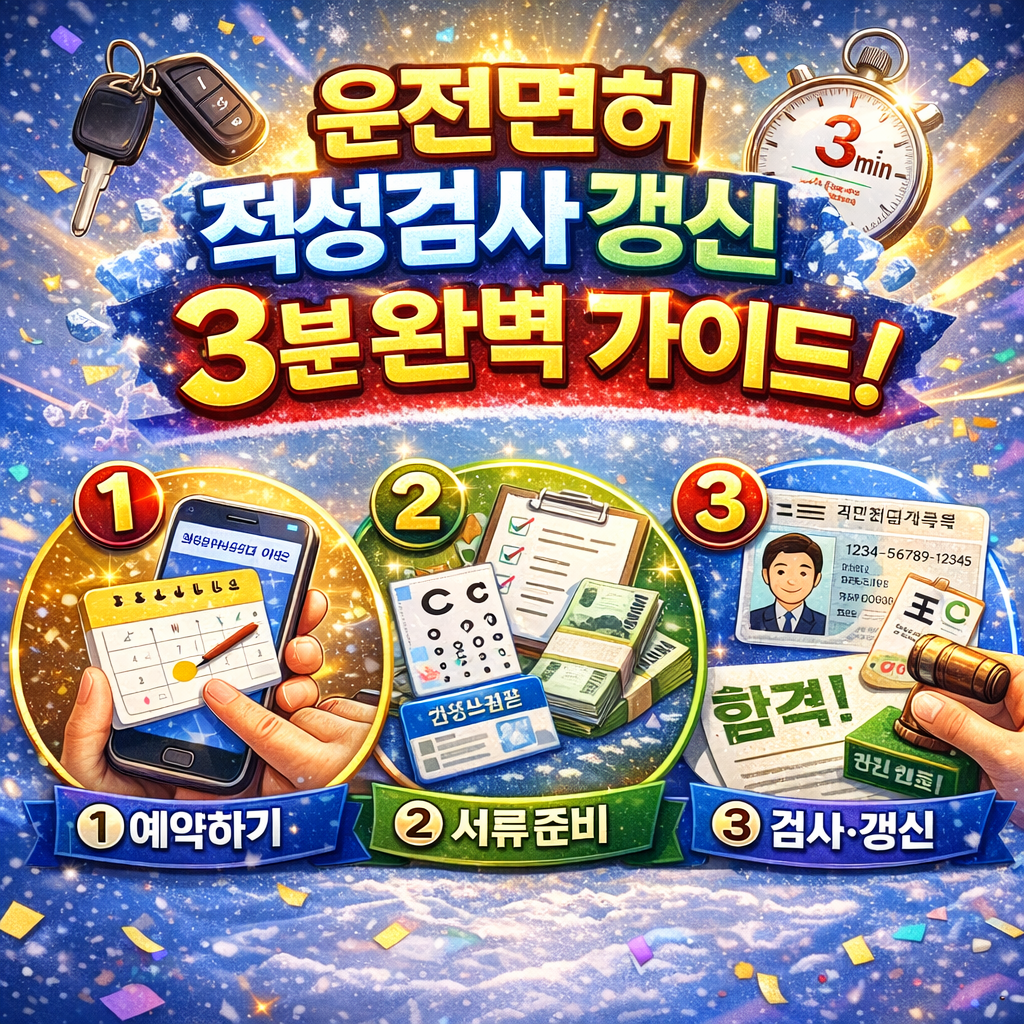 정기적성검사/면허갱신 바로가기