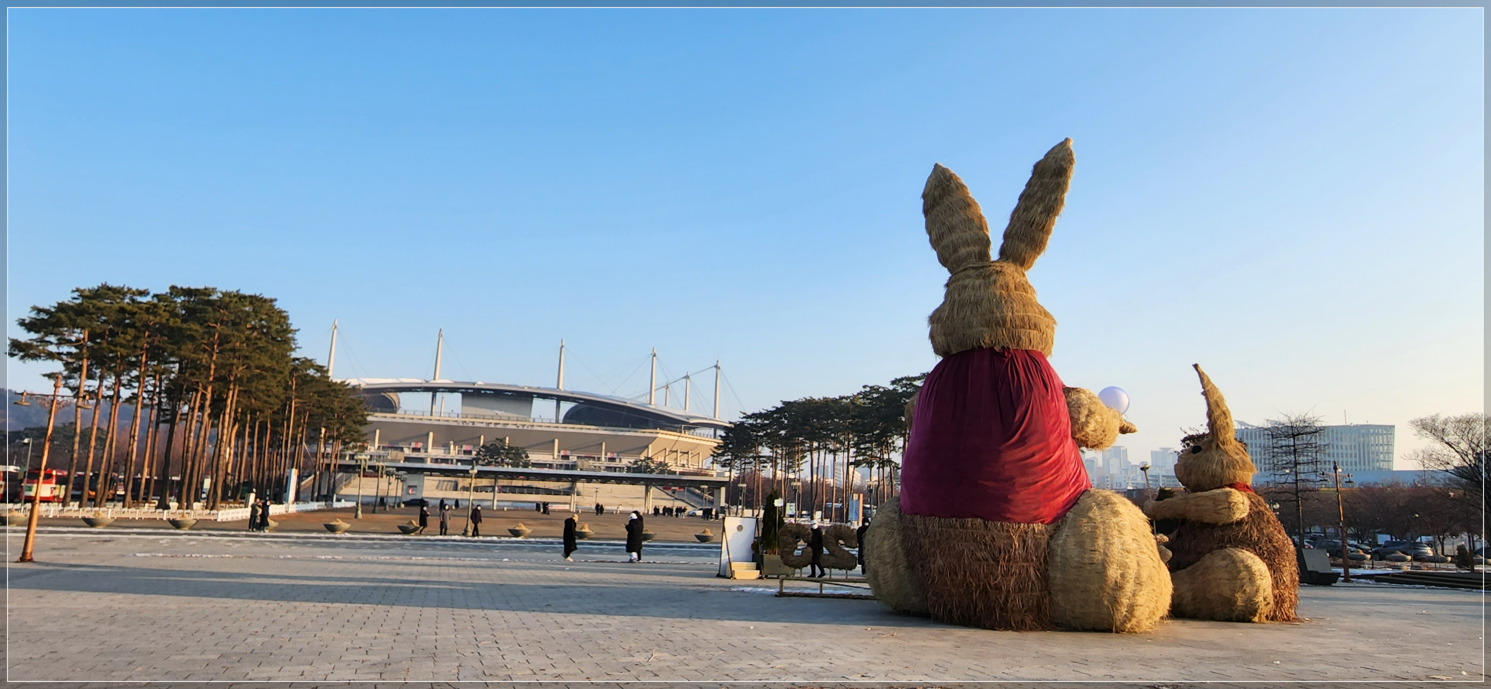 월드컵공원평화공원8M억새대형토끼