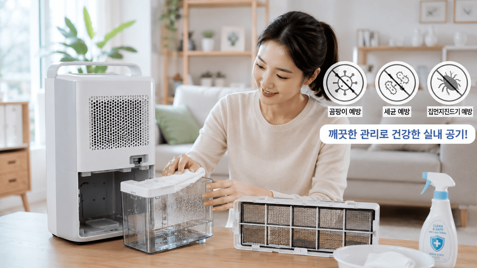 건강관리를 위한 올바른 제습기 관리법