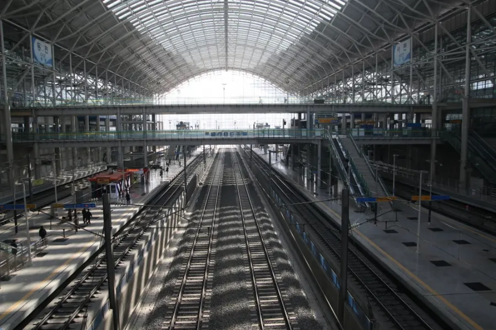 KTX 기차역 모습
