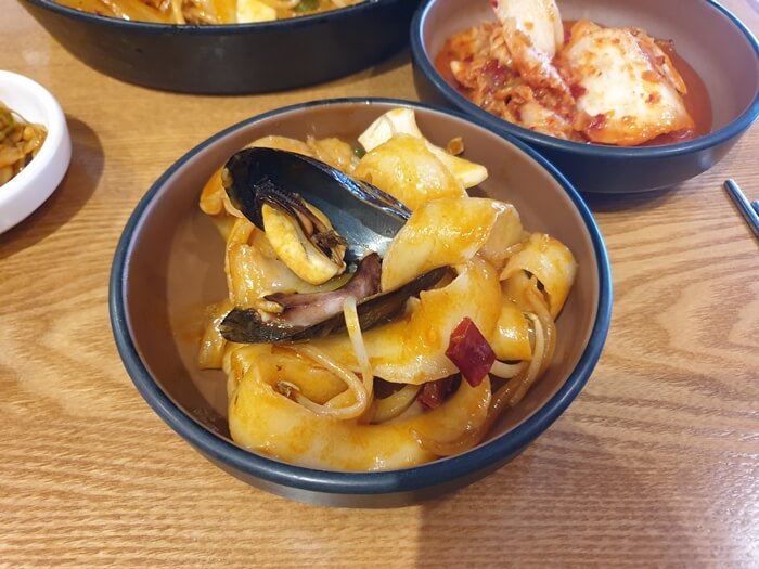 해물볶음도삭면