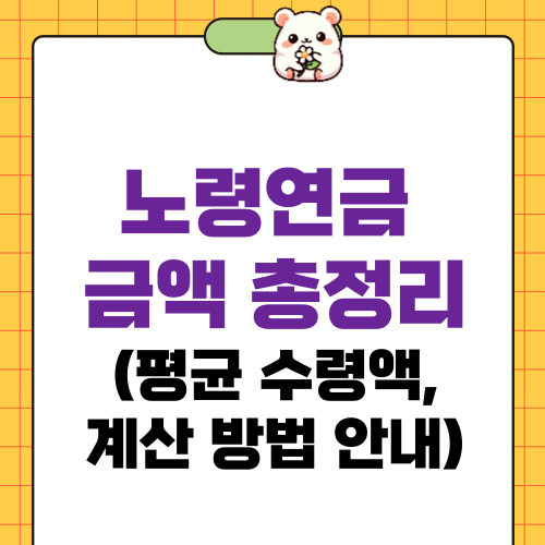 노령연금 금액