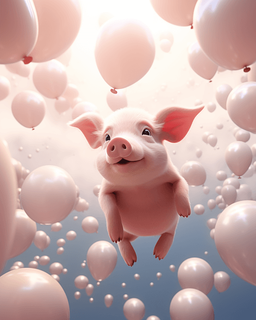 로또당첨되는 꿈-돼지