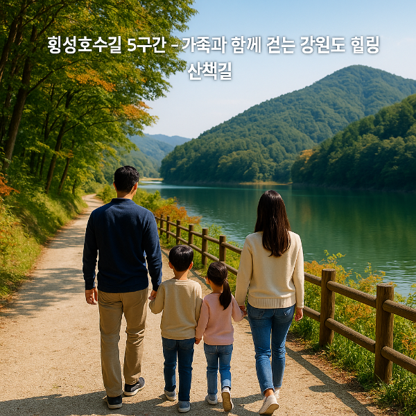 횡성호수길 5구간 - 가족과 함께 걷는 강원도 힐링 산책길