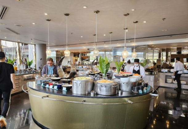 방콕 차트리움 리버사이드 조식