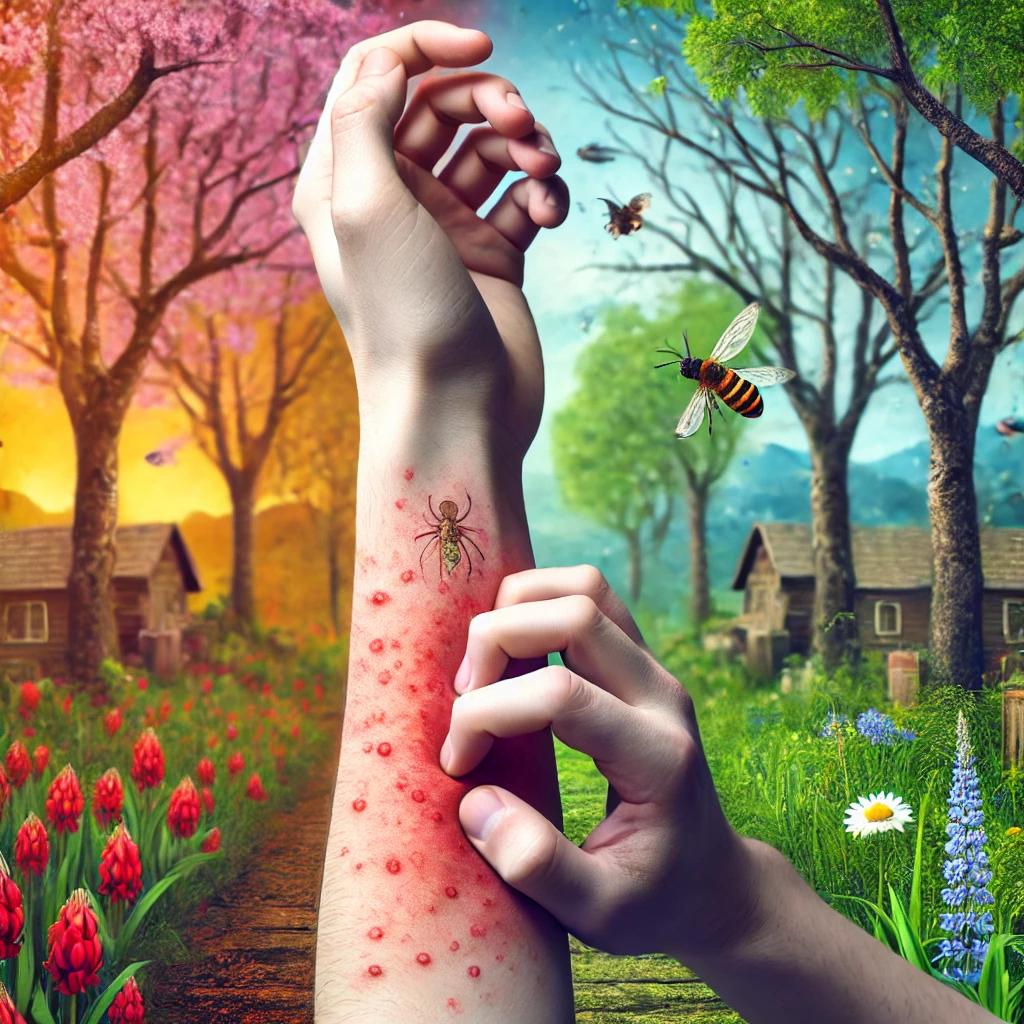 환절기 알레르기 두드러기