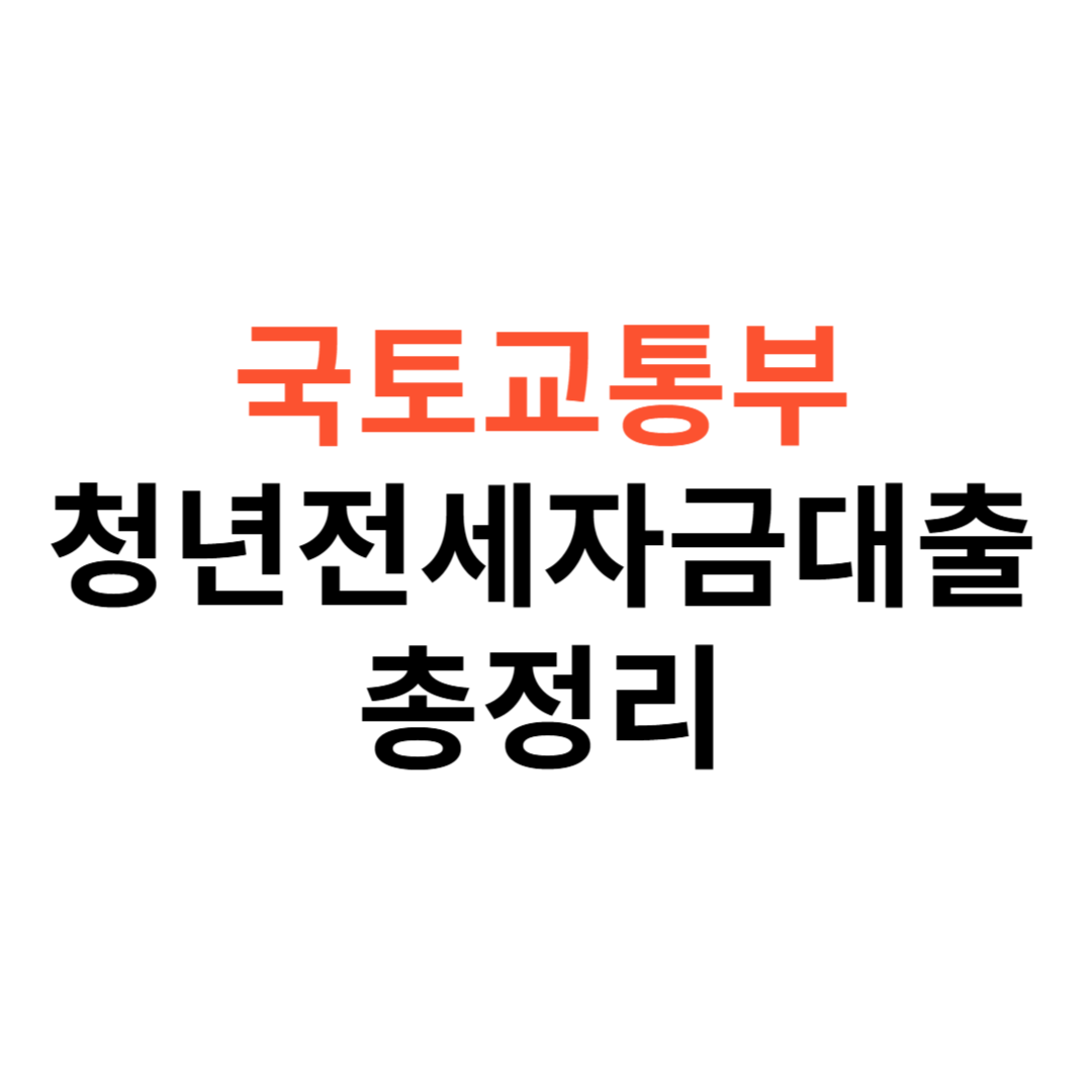 국토교통부 청년전세자금대출