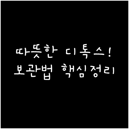 신진대사 돕는 따뜻한 디톡스 워터 보..