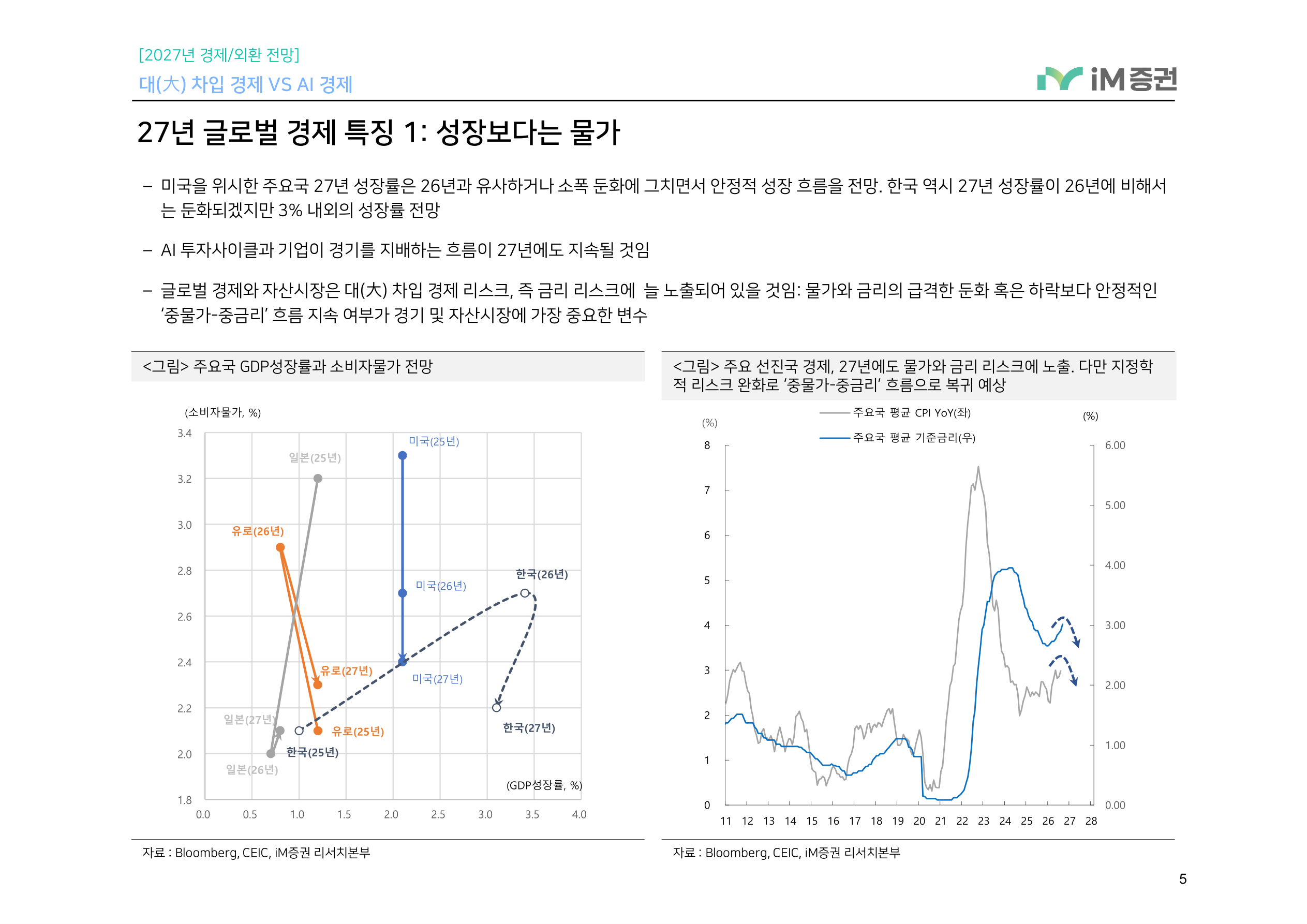 대(大) 차입 경제 VS AI 경제_iM증권 5페이지