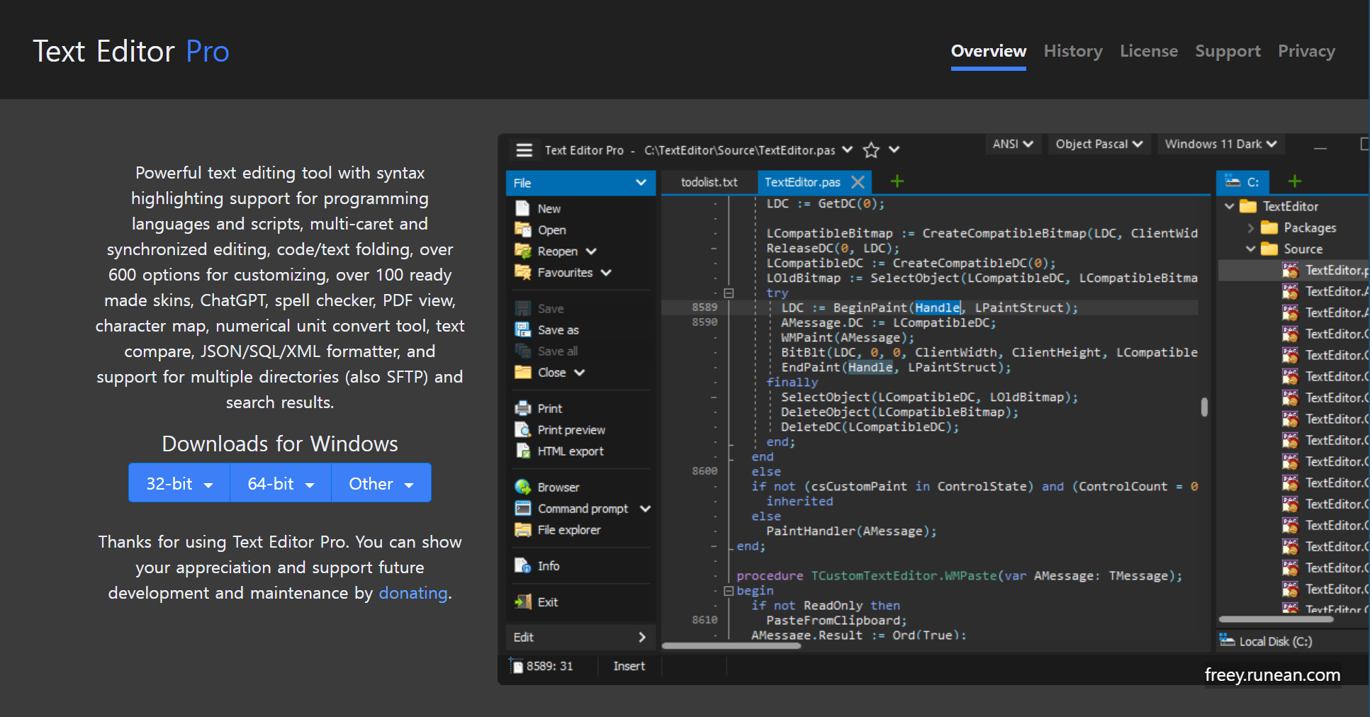 텍스트 에디터 프로(Text Editor Pro) 공식 다운로드: 개발자 최적화!