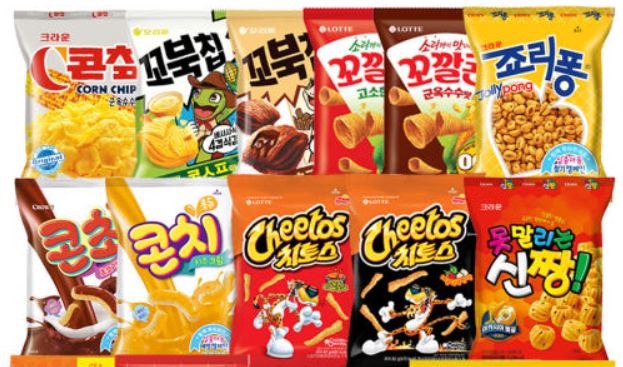 스낵과자모음