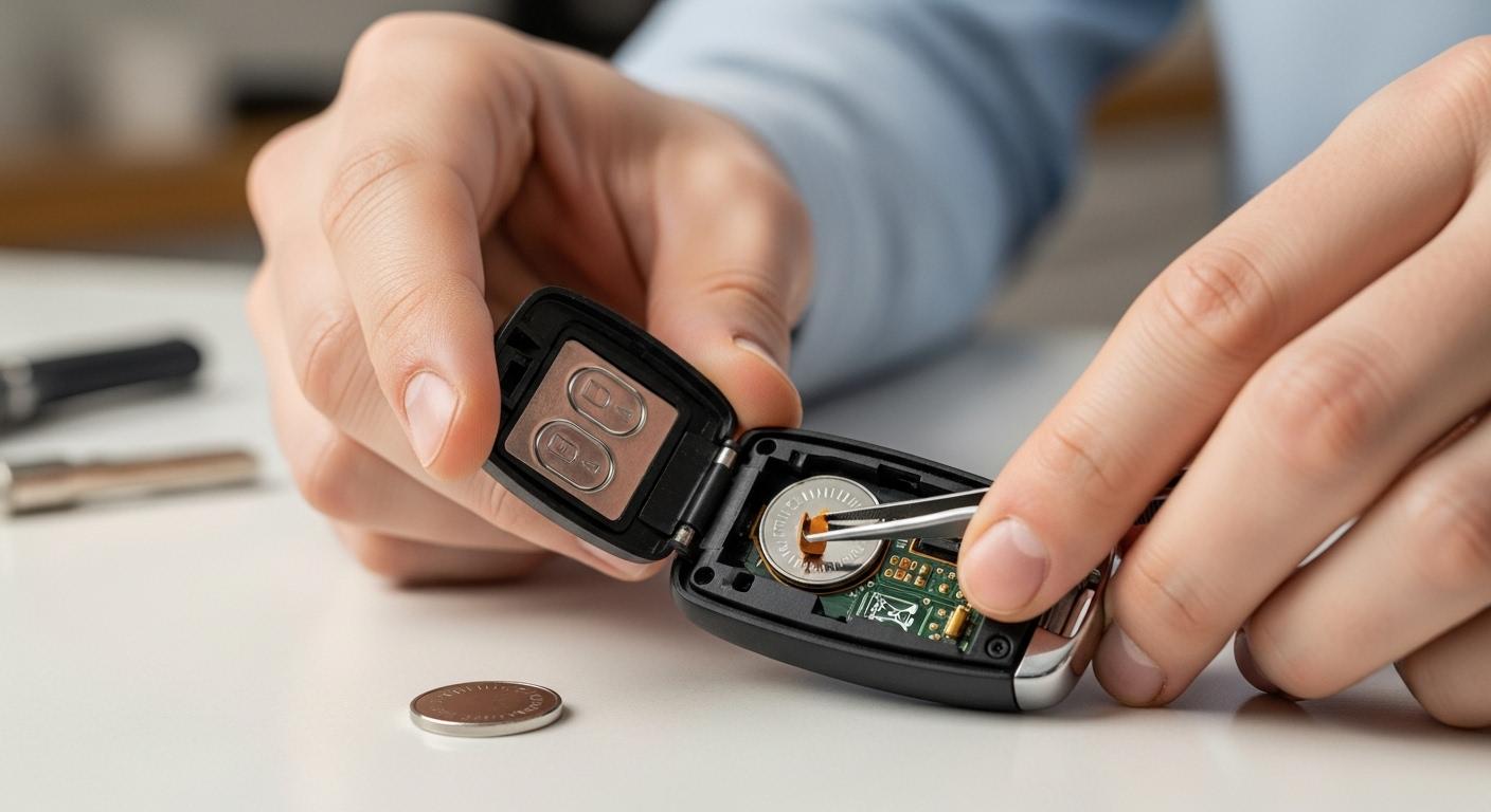 자동차 스마트키 배터리 교환방법