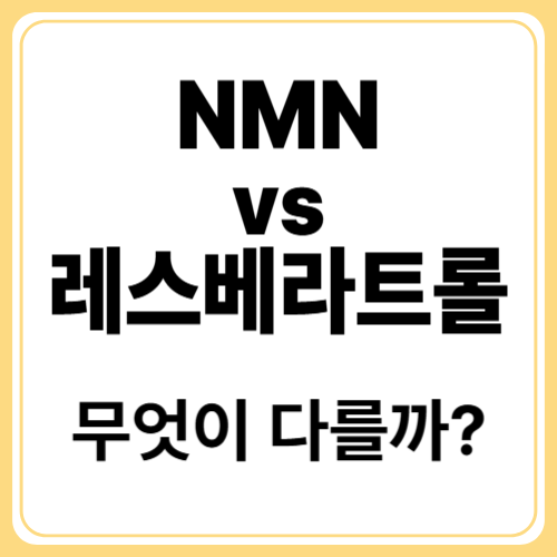 NMN과 레스베라트롤 : 효과적인 항노화 보충제 비교