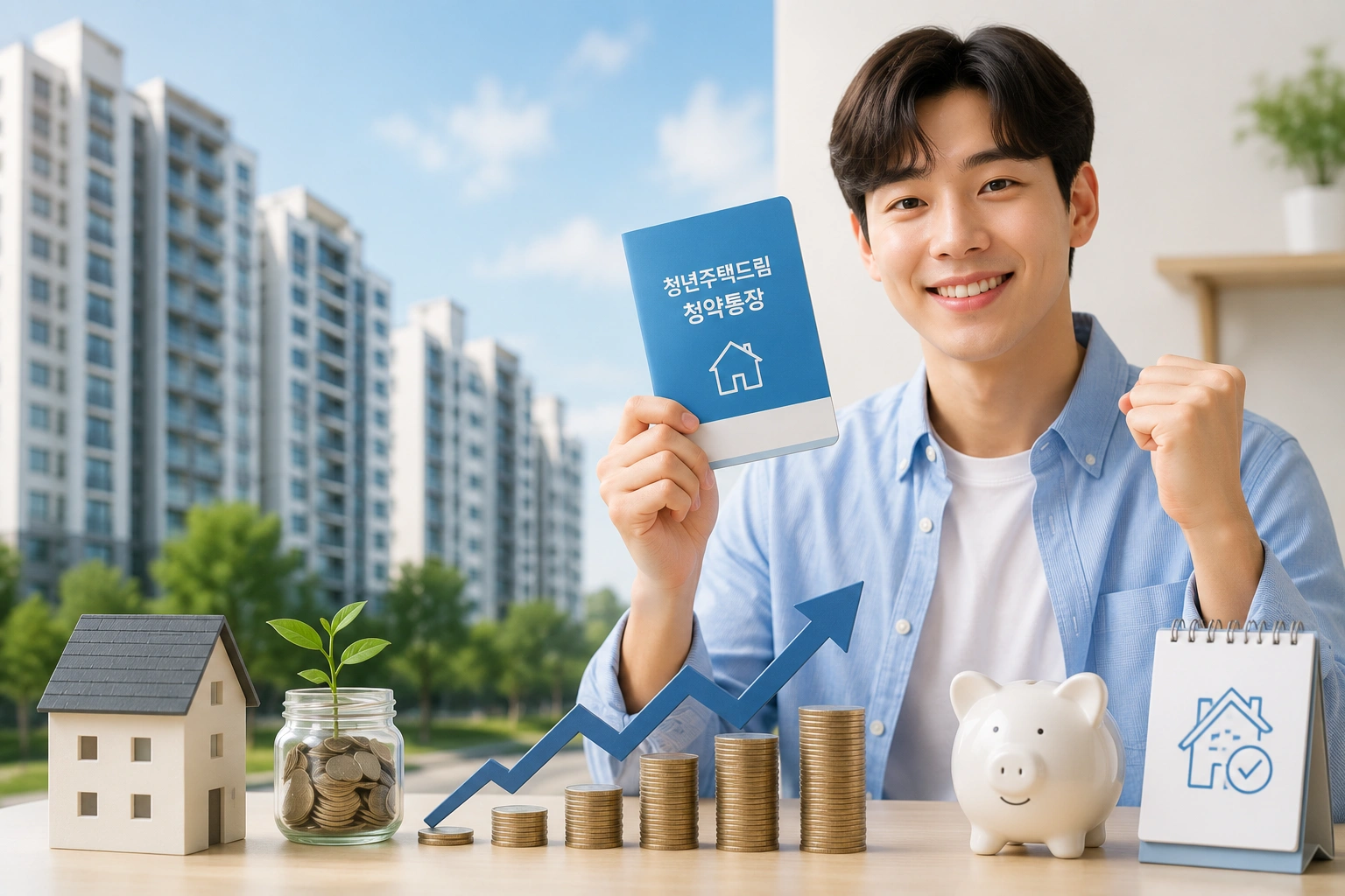 청년주택드림청약통장 가입 후 내 집 마련을 준비하는 모습