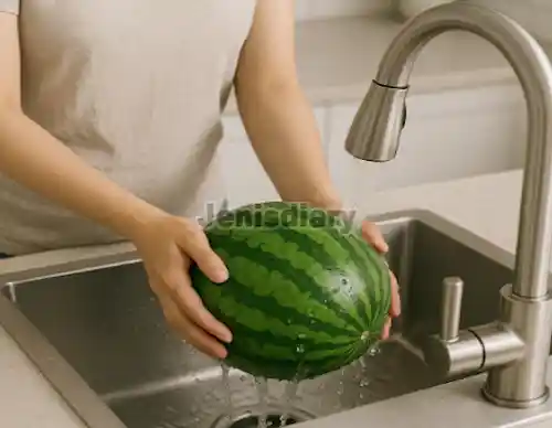 수박 세척 이미지