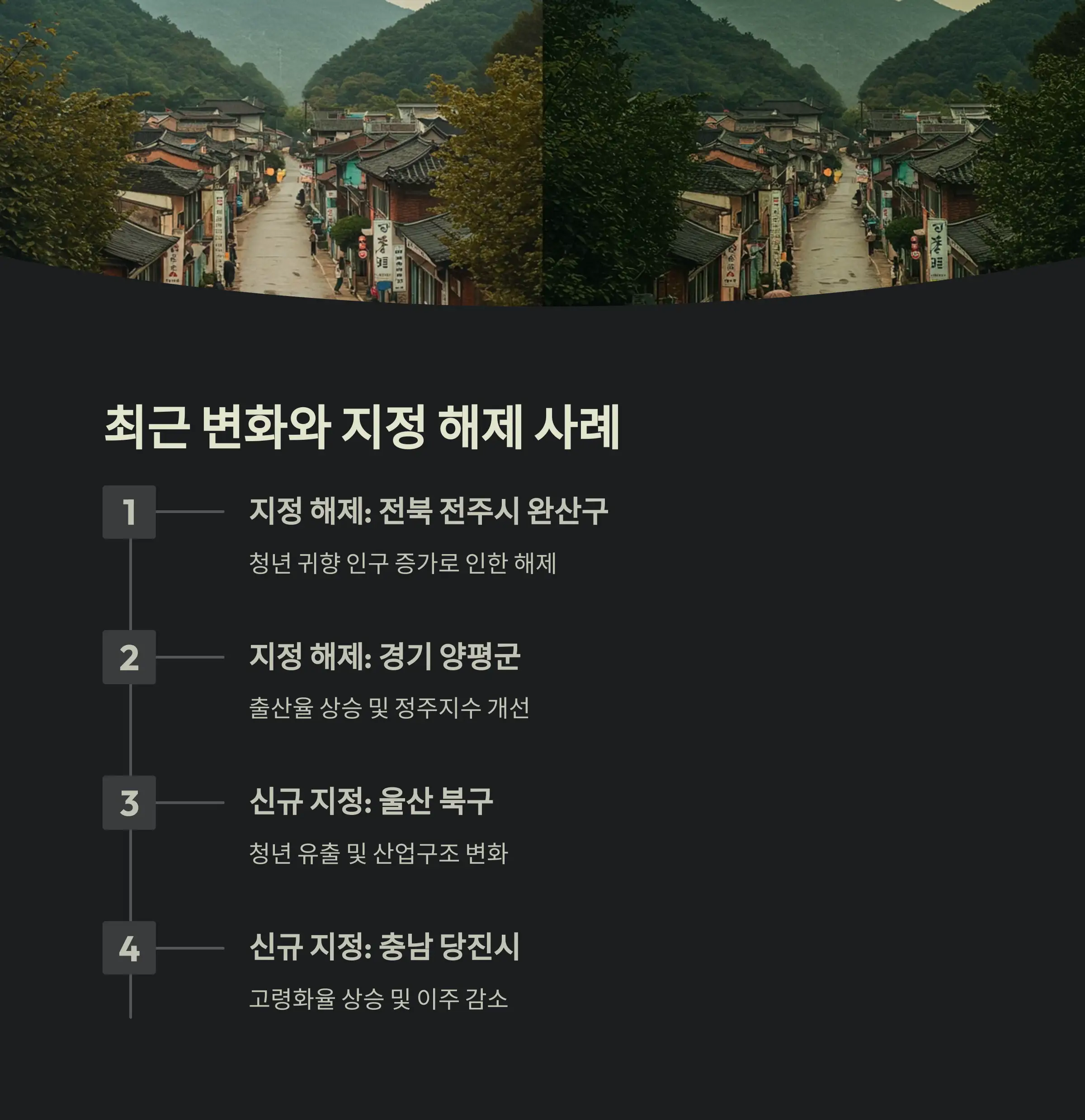 인구감소지역 지정의 효과 🌱