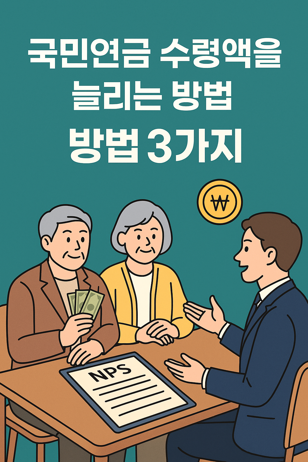 국민연금 수령액을 늘리는 방법 3가지