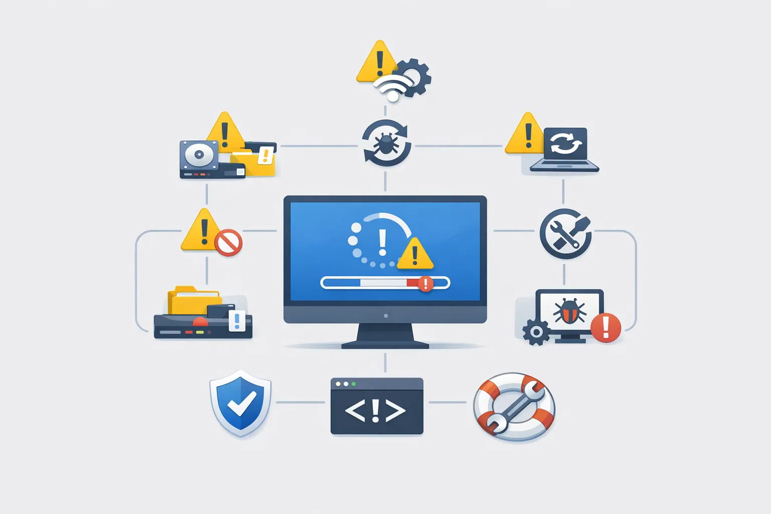 윈도우 업데이트 오류 해결 (저장공간 확보, 구성요소 초기화, 복구모드)