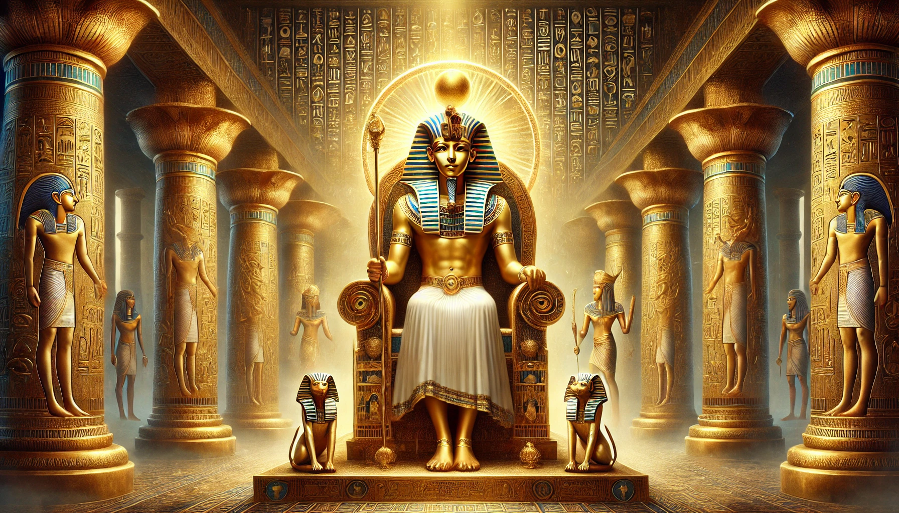 태양의 왕, 이집트의 신 파라오