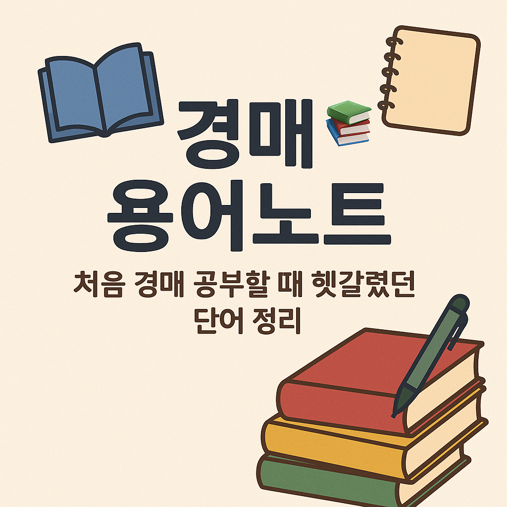 "경매 입문자를 위한 경매 용어노트 썸네일"