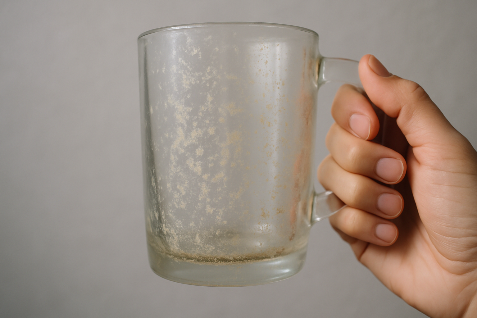 컵에 낀 물때, 손쉽게 제거하는 똑똑한 꿀팁