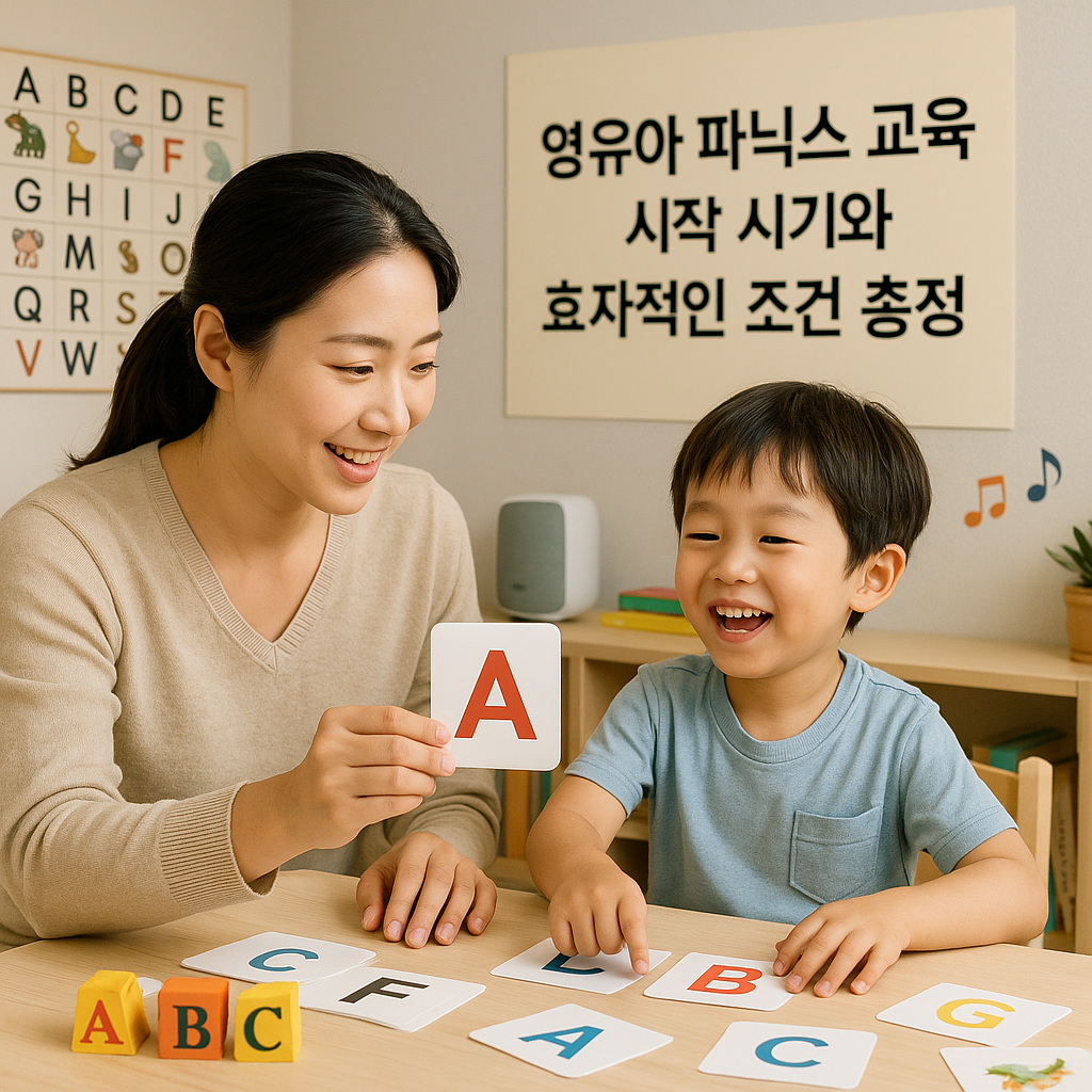 영유아 파닉스 교육 시작 시기와 효과적인 조건 총정리