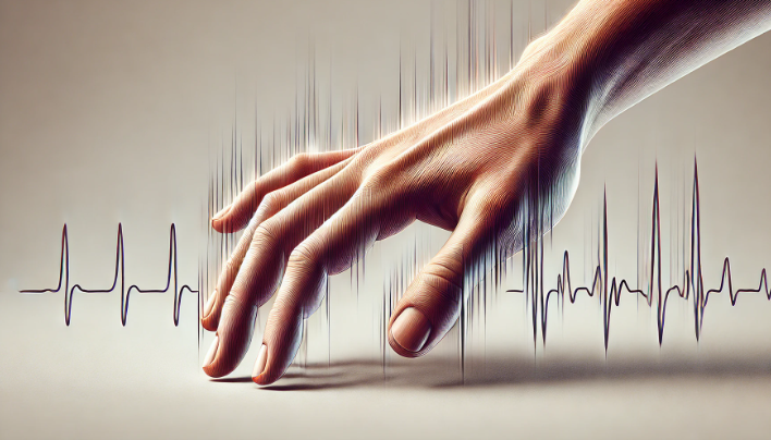 손발 떨림 증상을 알려주는 그림