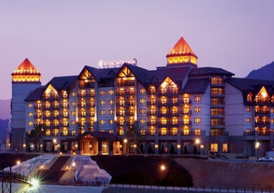 알펜시아리조트야간