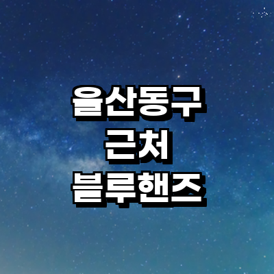 울산 동구 블루핸즈