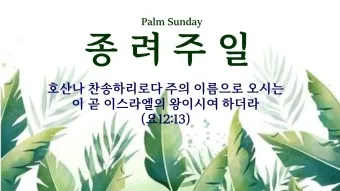 종려주일 대표기도문 모음_11