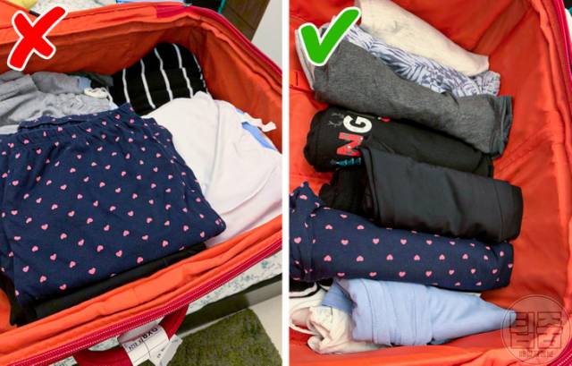 여행 옷 싸는법
