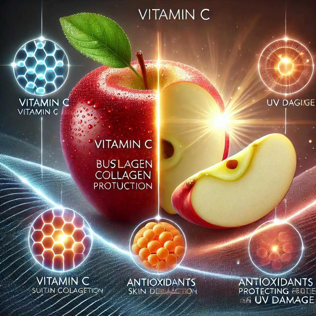 사과의 피부 건강