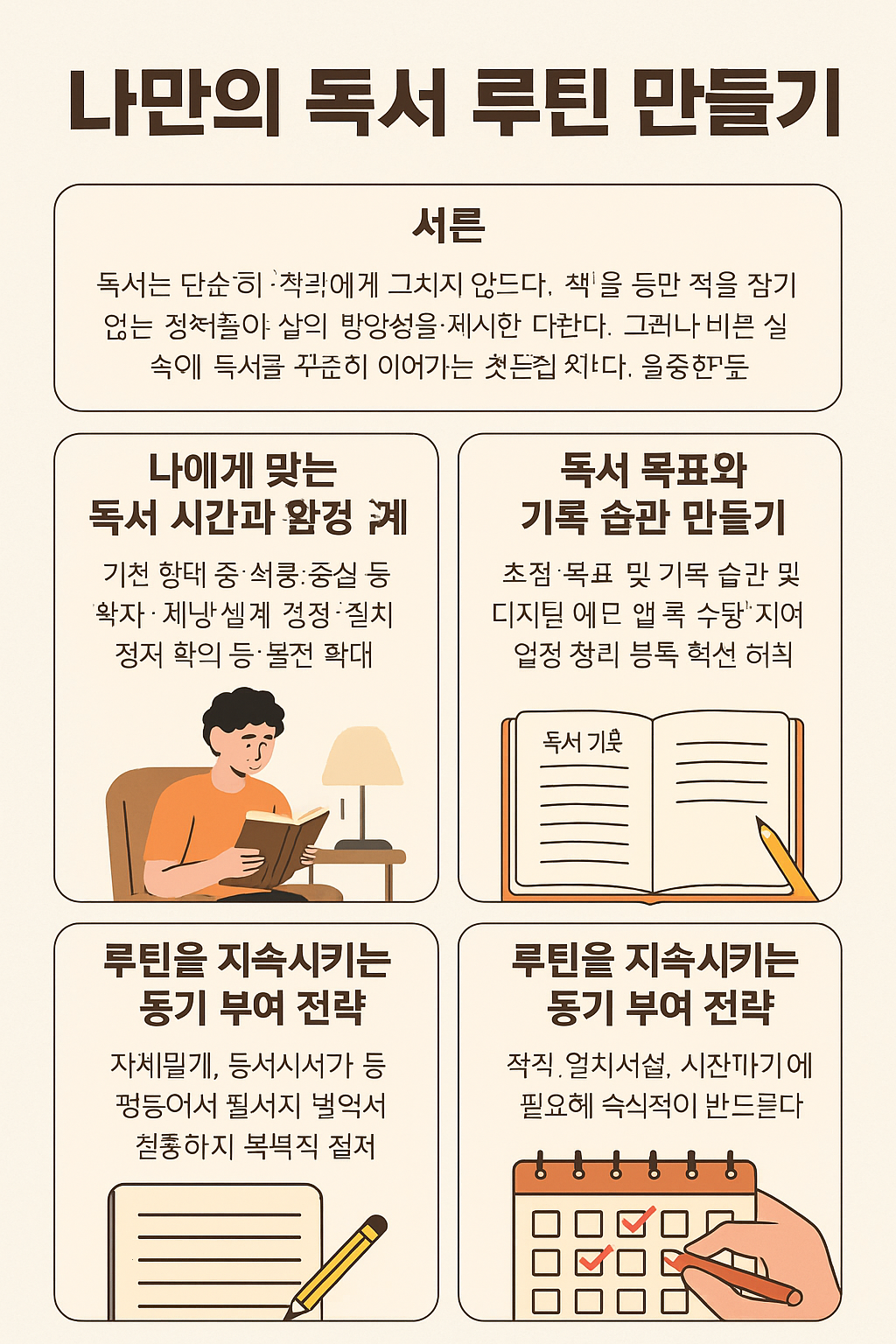 나만의 독서 루틴 만들기