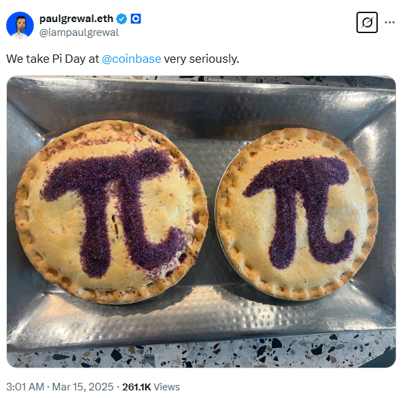 코인베이스 CLO의 파이코인 관련 트윗