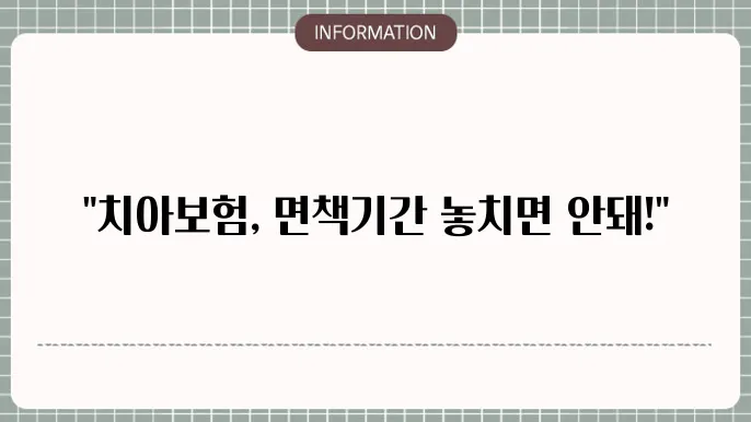 치아보험 면쳄부 닳 치피 다워가 본 너우
