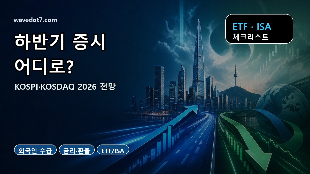 KOSPI KOSDAQ 2026 하반기 전망 ETF ISA 썸네일