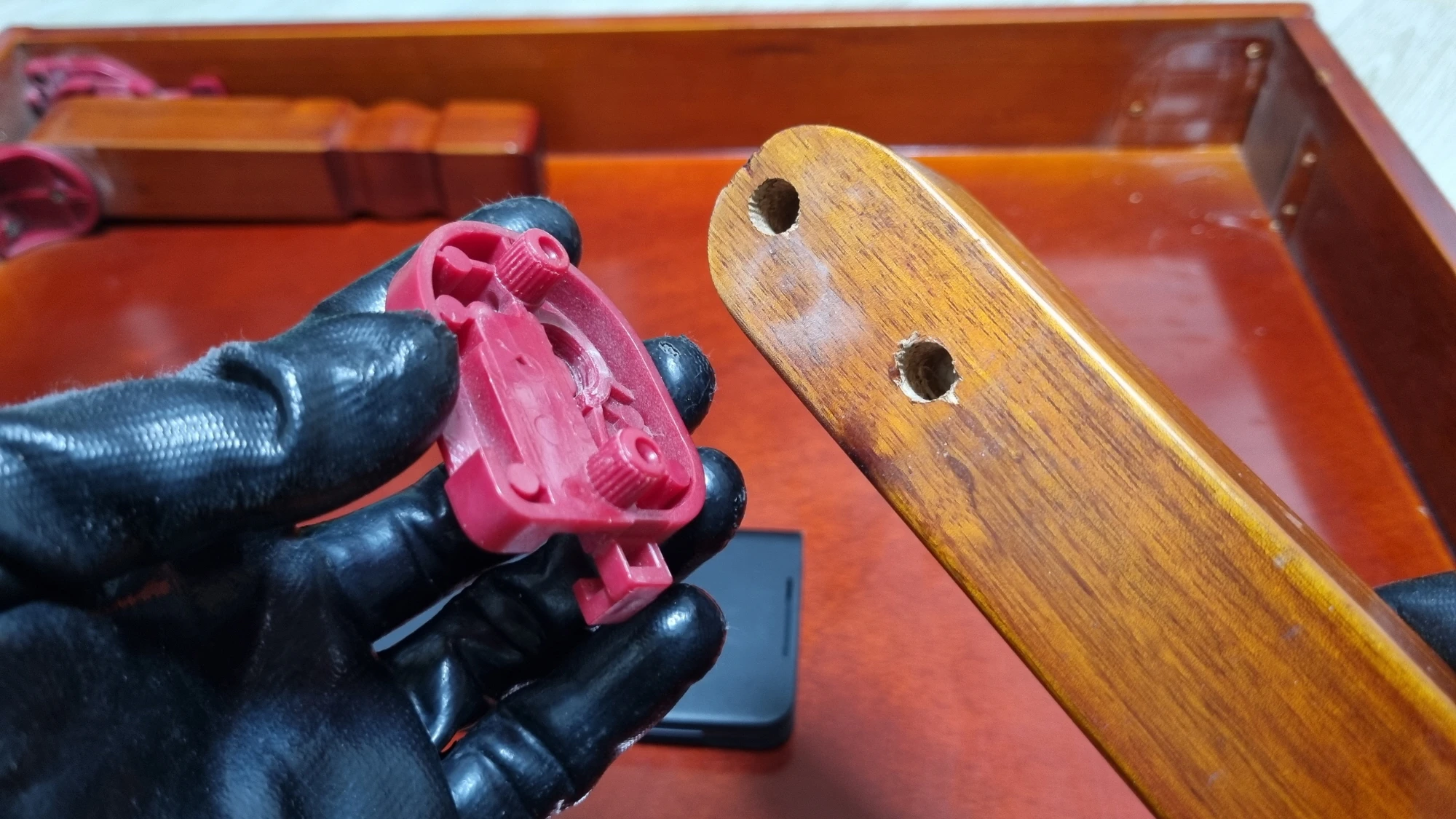 상다리 고정 방식