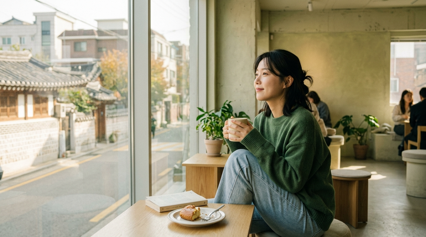 창가 자리 하나가 공간 분위기를 크게 바꾸기도 합니다.