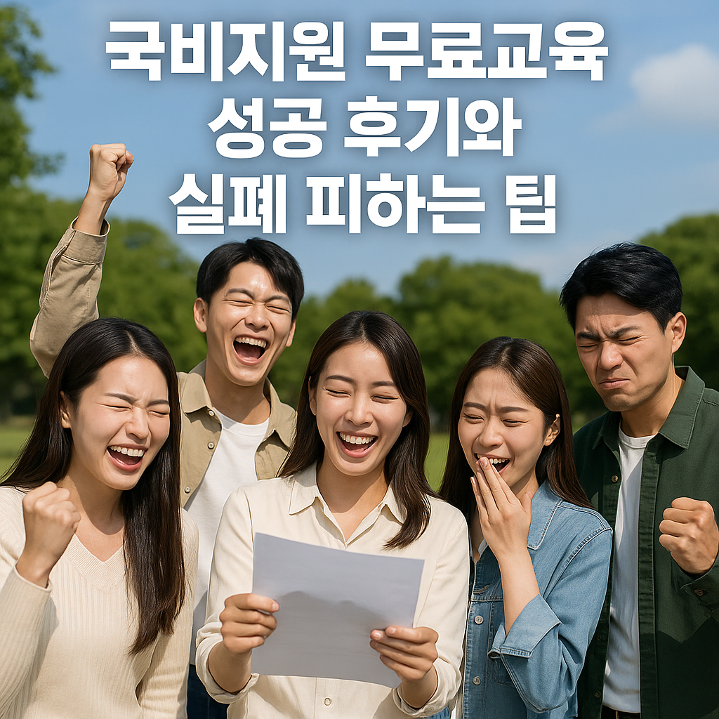 국비지원 무료교육 성공 후기와 실패 피하는 팁