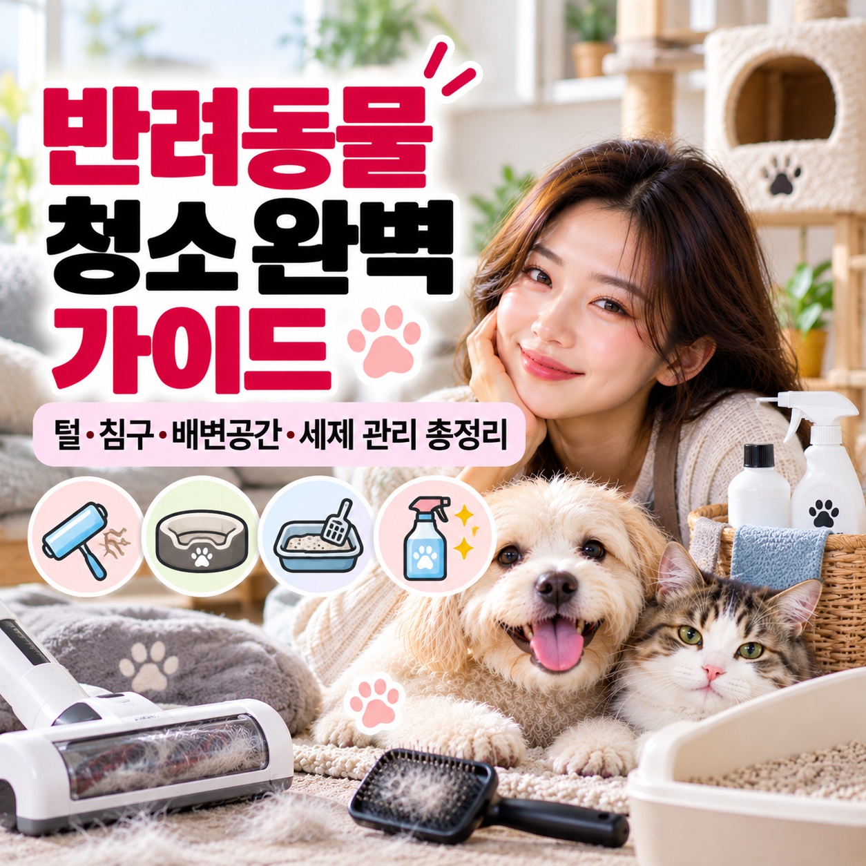 반려동물 청소