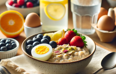 오트밀과 계란은 공복에 먹으면 좋은 음식