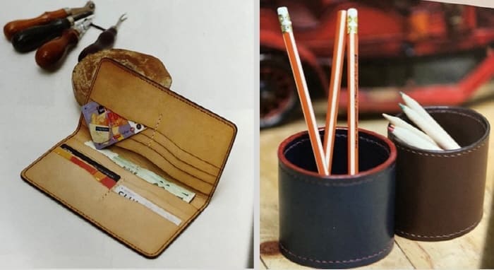 장지갑,원형트레이