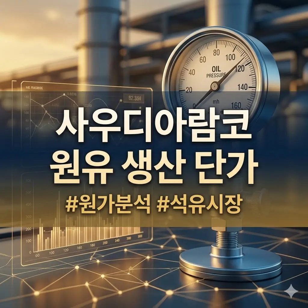 사우디아람코 원유 생산 단가