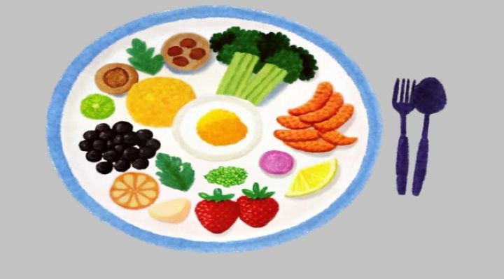 과일이 포함된 식사