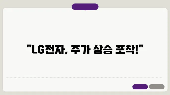 LG전자의 R&D 투자 현황