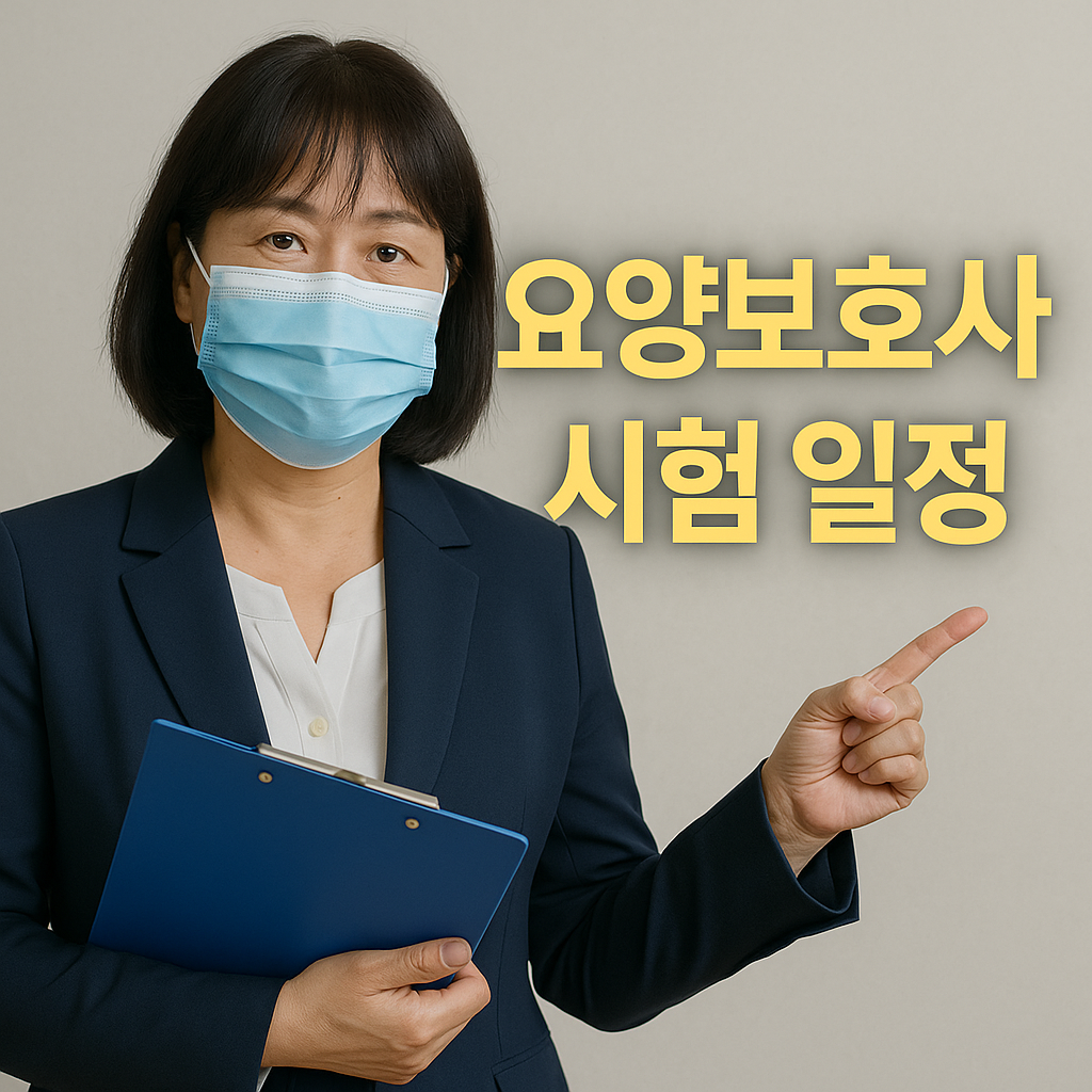 요양보호사 자격증 시험 일정