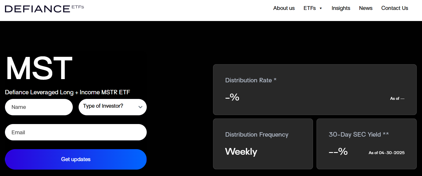 디파이언스 MST ETF