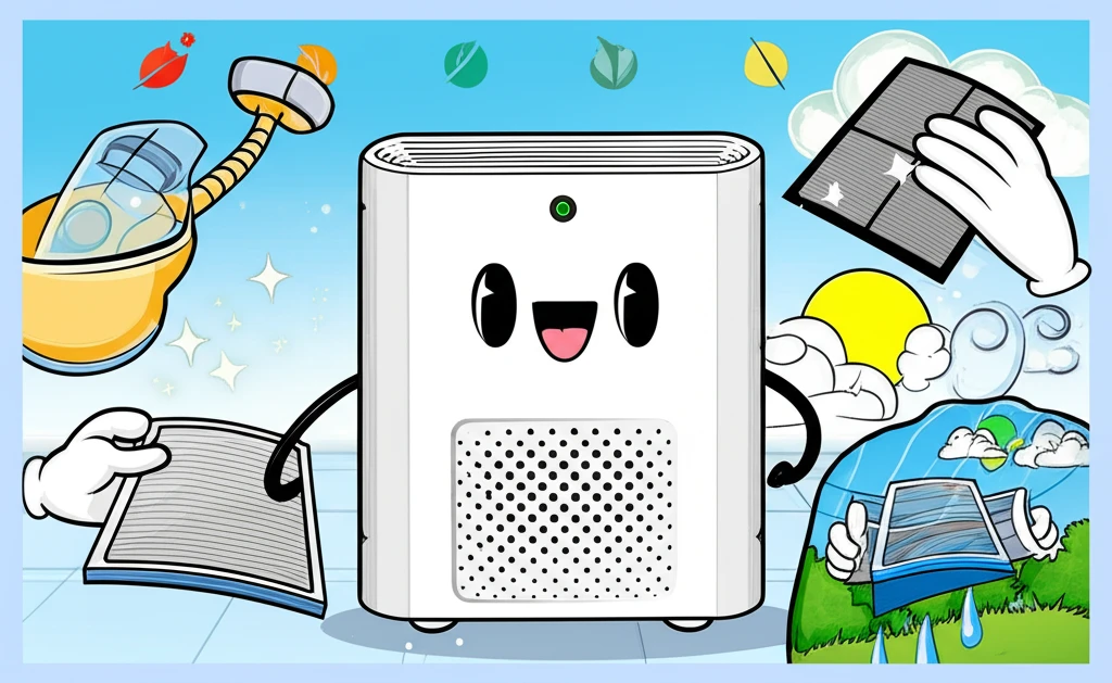 삼성 큐브 공기청정기 필터 세척 주기..