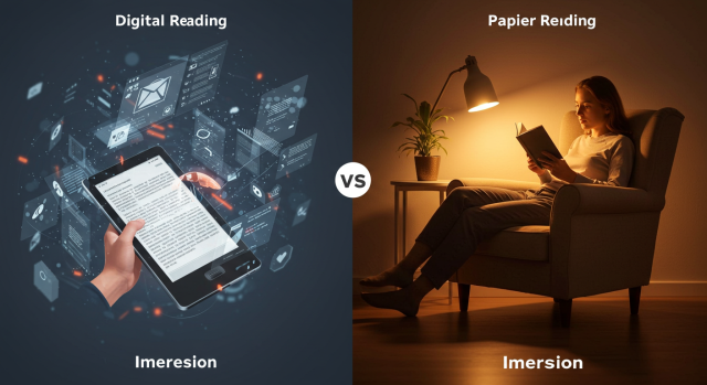 디지털 독서 vs 종이책 독서 (봄철 몰입력 차이)