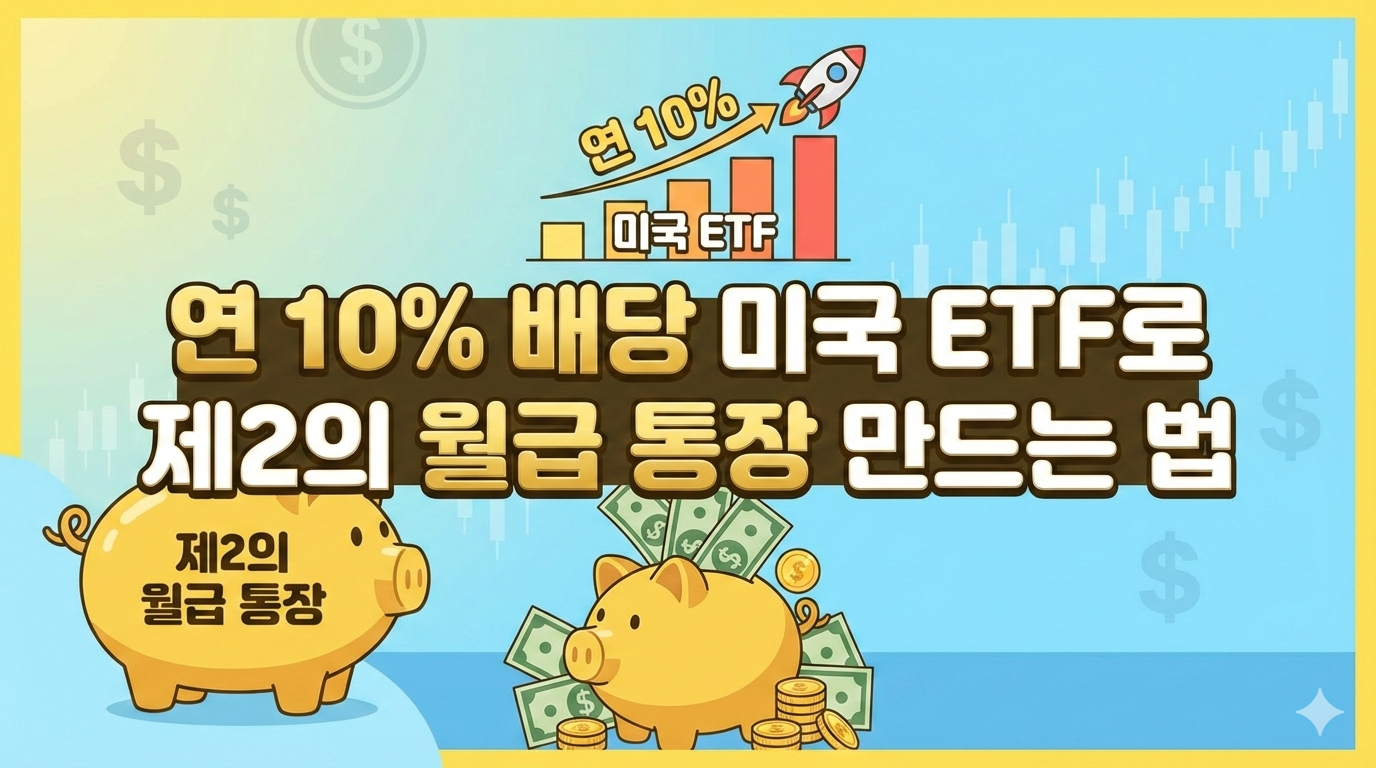 연 10% 배당 미국 ETF로 제2의 월급 통장 만드는 법 (2025년 최신)